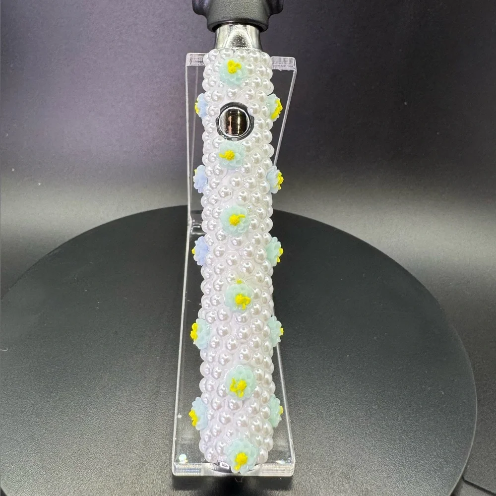 Flower Rhinestone 510 Threaded Battery - Picture 1 of 5